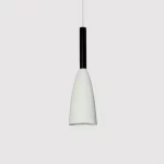 Livia White Hanging Light by Luce