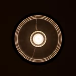 Shine Black Pendant Light by Luce