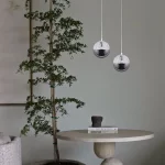 Otto Chrome Hanging Light by LUCE